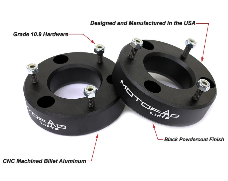 MOTOFAB LIFTS MotoFabLifts CH-2.5-2.5 in Front Leveling Lift Kit That is compatible with Chevy/Gmc Pickup - Image 2